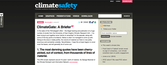 Climate Safety | Richard Hawkins